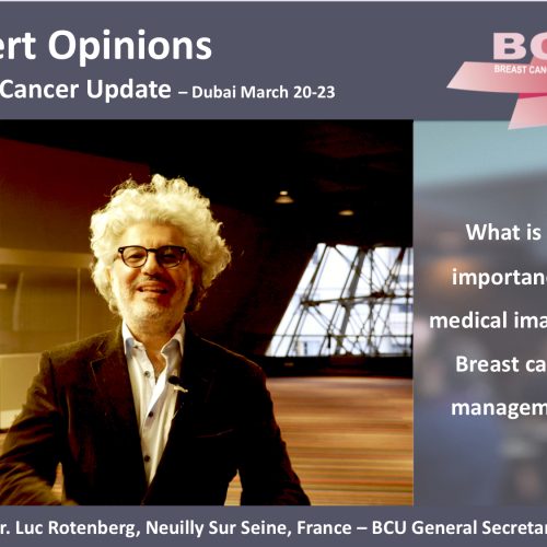 Luc Rotenberg Importance of imaging in breast cancer management