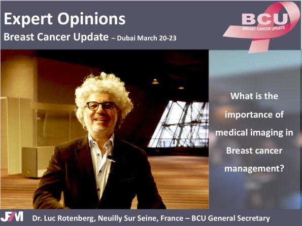 Luc Rotenberg Importance of imaging in breast cancer management